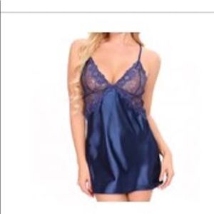 Blue lingerie size large
